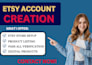 create verified etsy account etsy store creation, etsy store setup